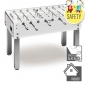 Preview: Football Table Garlando G500 pure white, Glass Playfield, Safety-Rods