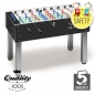 Preview: Fussballtisch Garlando G500 Evolution, Glasspielfeld, Safety-Stangen