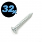 Preview: Screw for Bearing shell Garlando soccertable, 32 pcs.