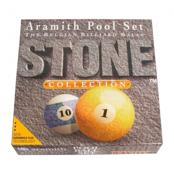 Pool Ball Satz 57,2 mm Stone Edition