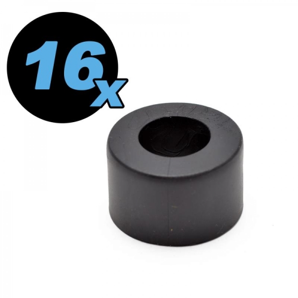 Rubber Bumper for Playerrod L:18mm, 16 pcs.