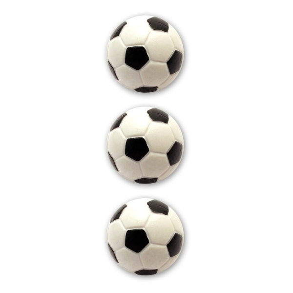 3 pcs Super Cosmos ball black/whitefor soccertable d 33 mm19g