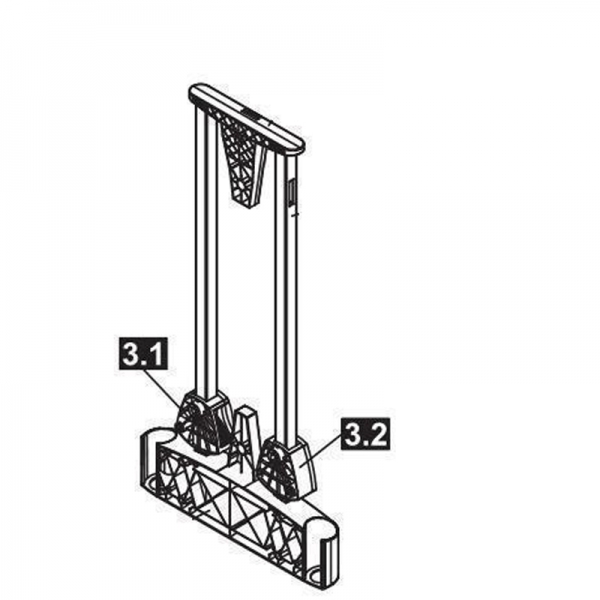 Vertical sliding device right table tennis Progress & Winner